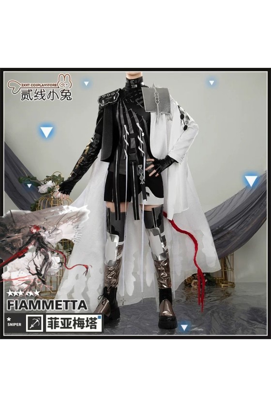 2XXT Cosplay Arknights Fiammetta Judgment Day Outfit Cosplay Costume